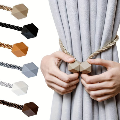 Magnetische Gardinenhalter im Seil-Design – Modern, stark & stilvoll