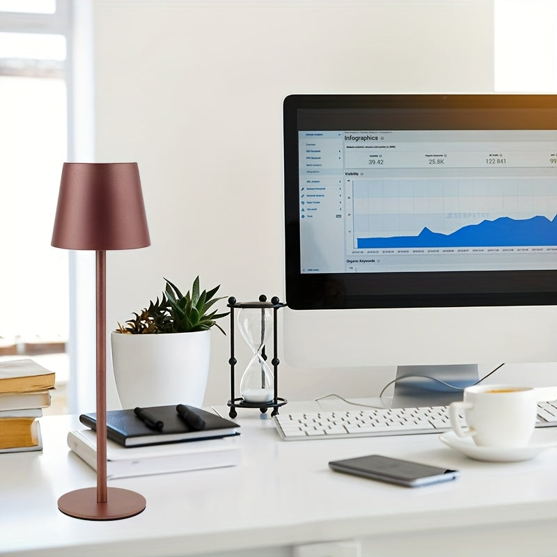 Dimm­bare LED-Tischlampe | Touch-Steuerung, USB-ladbar