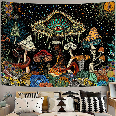 Wandteppich Hippie | Boho Blumenmuste