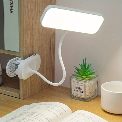 Dimm­bare LED-Schreibtischlampe mit Touch-Steuerung | USB-ladbar, Weiß
