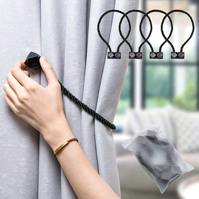 Magnetische Gardinenhalter im Seil-Design – Modern, stark & stilvoll
